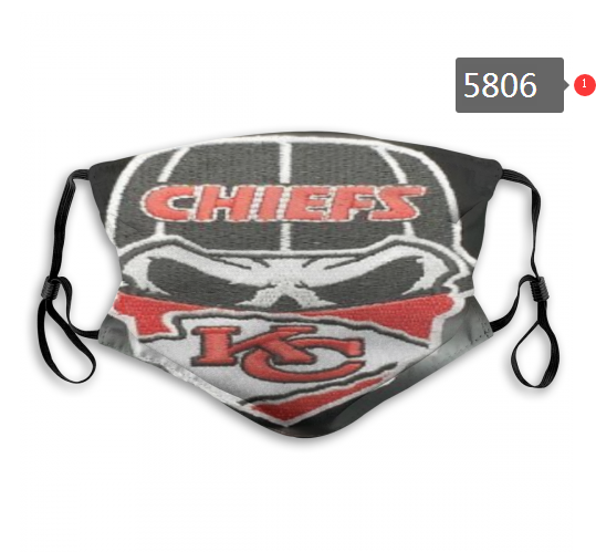 2020 NFL Kansas City Chiefs #7 Dust mask with filter